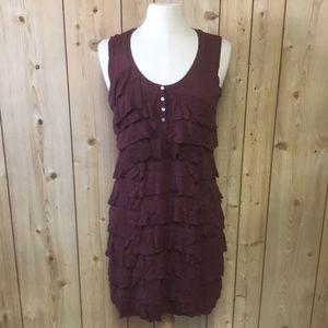 Uncle Frank NEW ruffled tank sweater dress